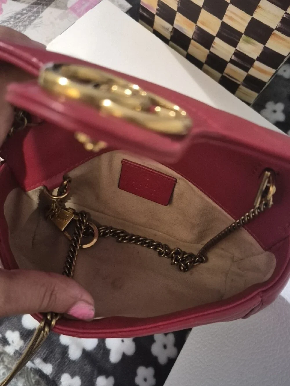 Gucci compact crossbody